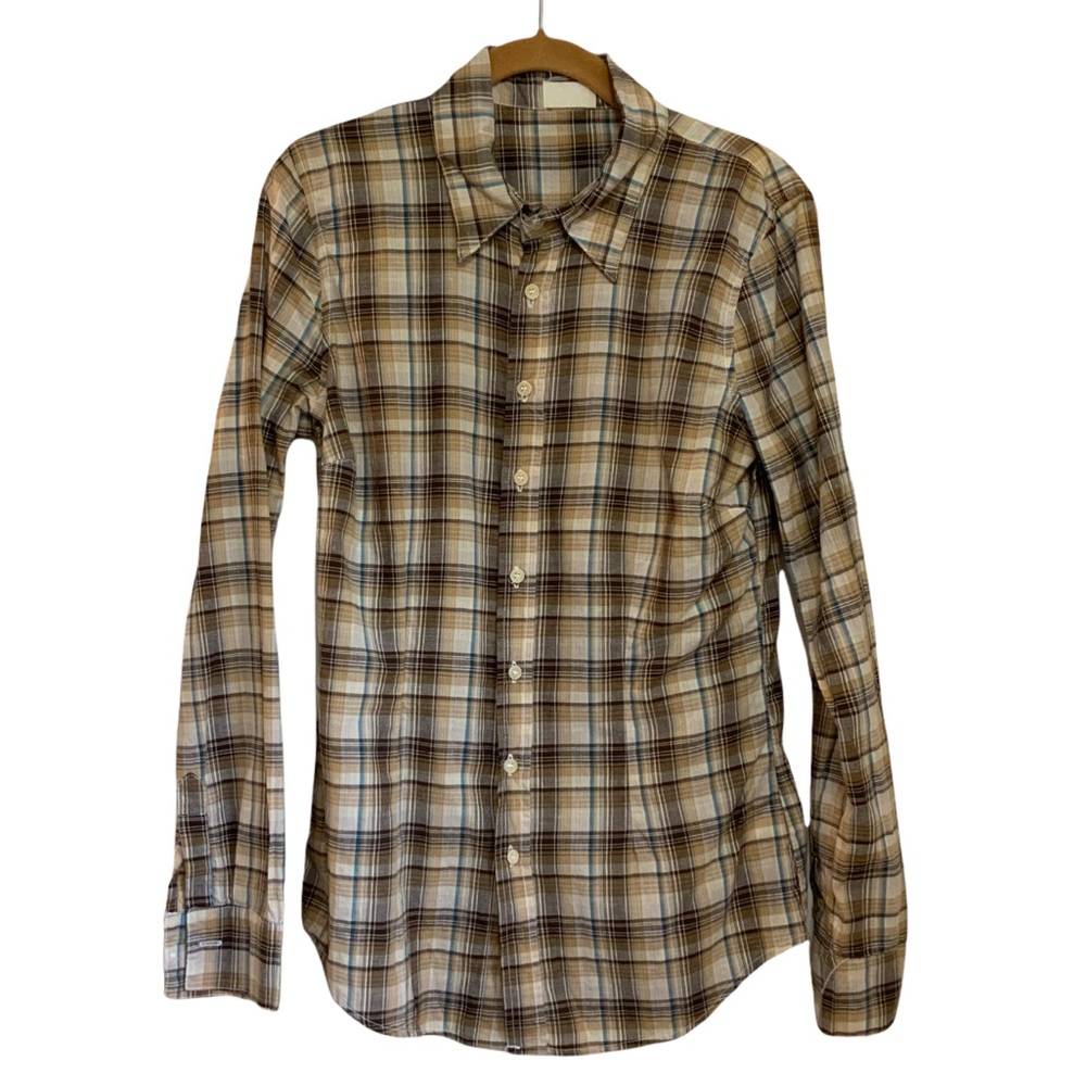 Cp Shades sHiRt Men's Brown Button Down Shirt M